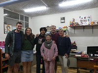 Groepsfoto met Nancy Azogues