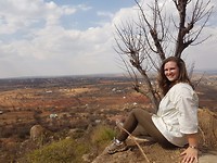 Op de top van mount Haydom!