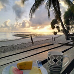 Sunrise breakfast Mikadi beach camp