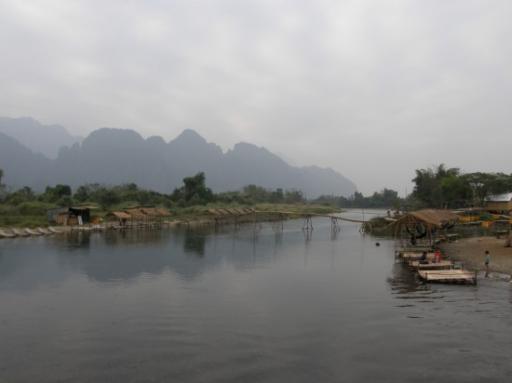 Rivierzicht, Vang Vieng