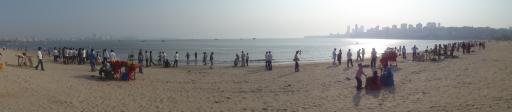 Mumbai - Chowpatty Beach panoramashot