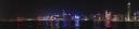 Hong Kong Island 's nachts panoramashot