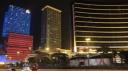 Macau Schiereiland 's nachts