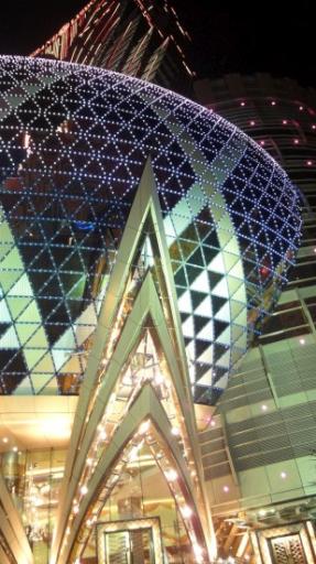 Macau Schiereiland - Grand Lisboa 's nachts