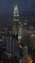 Kuala Lumpur - Petronas Torens 's nachts
