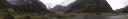 Te Anau-Milford Snelweg - Aap Kreek panoramashot