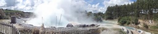 Warakei Park - Wairakei Terrassen panoramashot