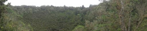 Rangitoto Eiland - Krater panoramashot