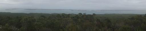 Rangitoto Eiland panoramashot