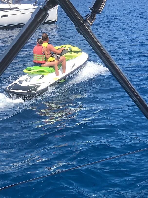 Met Wouter op de jetski - Puck