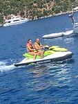Met Wouter op de jetski - Fiene
