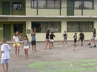 Voetballen lokale jeugd