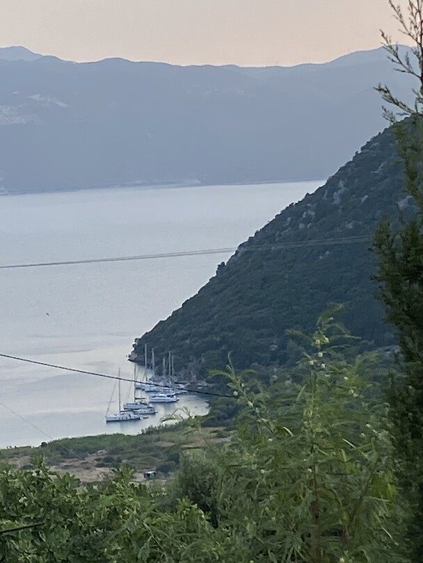 Uitzicht vanaf berg Polis