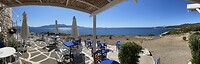 Panorama view baai Kastos