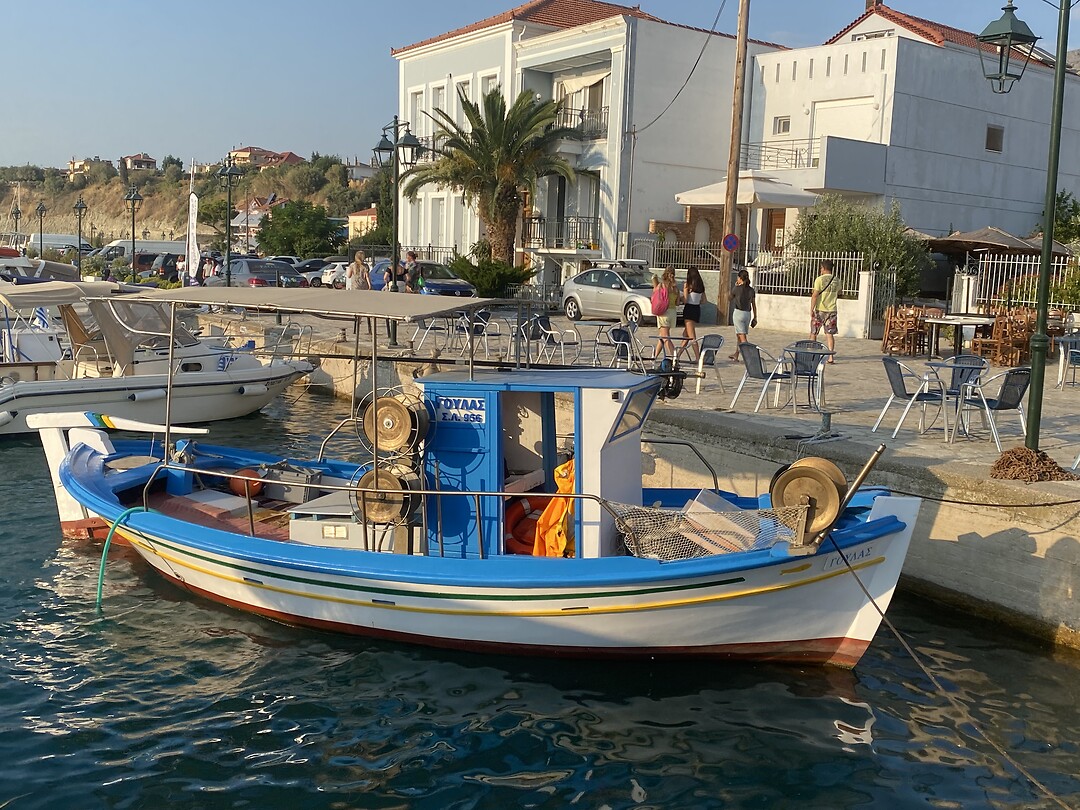 Vissersbootjes Palairos