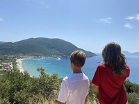 Uitzicht Sivota na bezoek Porto Katsiki