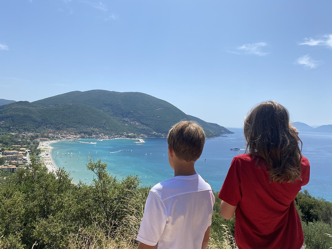 Uitzicht Sivota na bezoek Porto Katsiki