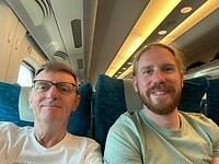 in de Shinkansen