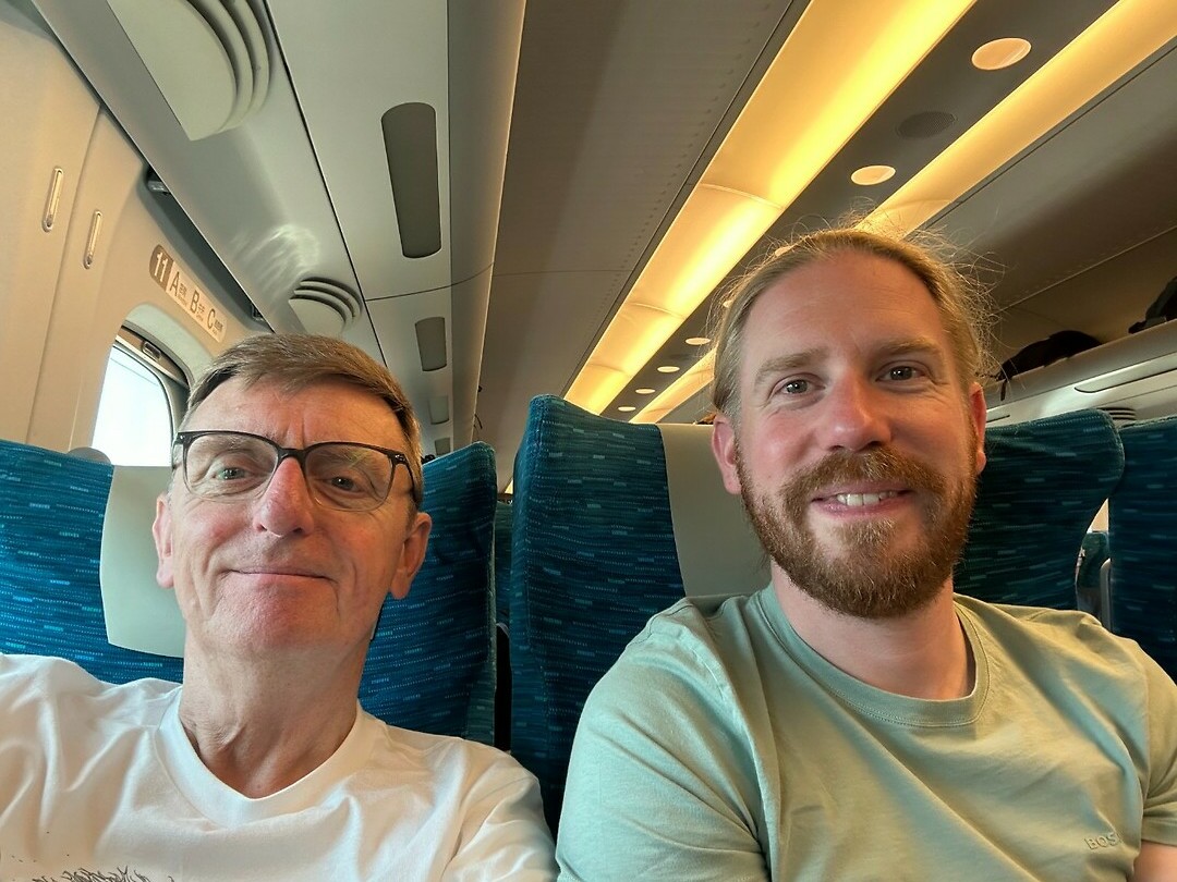 in de Shinkansen