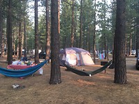 Ons plekje op de camping