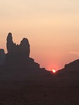 Zonsondergang Monument Valley