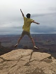 Jumping at the Grand Canyon