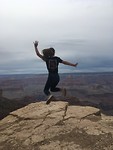 En nog een jumper at the Grand Canyon