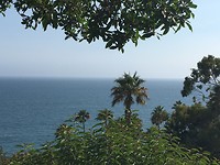 Uitzicht vanaf de camping in Malibu 😍