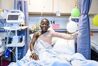 Tresor during recovery on the ward