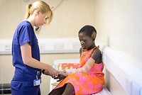 Tresor during recovery dressing change