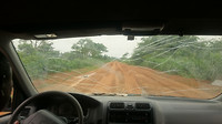View of the road to the refuge