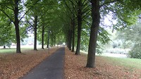 fietspad in Maastricht.