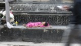 Middagslaapje in Angkor Wat