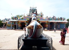 Ingang tempel.