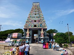 Tempel op eiland Nainativu