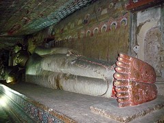 Boeddha in cave tempel.