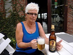 Een lekker Lion biertje.