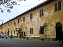 Soldatenverblijf fort Galle.