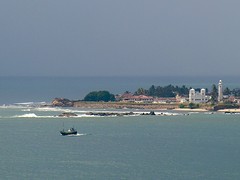 Uitzicht op fort Galle.