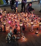 Djemaa el-Fna, verkoop lampjes.