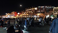 Djemaa el-Fna plein s’avonds.