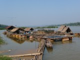 Ons uitzicht op de Mekong