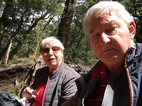 Even picknicken tijdens de tocht