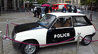 Oude Renault 5 politieauto