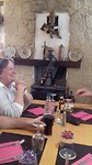 Annemiek kon wel lachen met de "Patron"