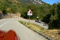 In de afdaling