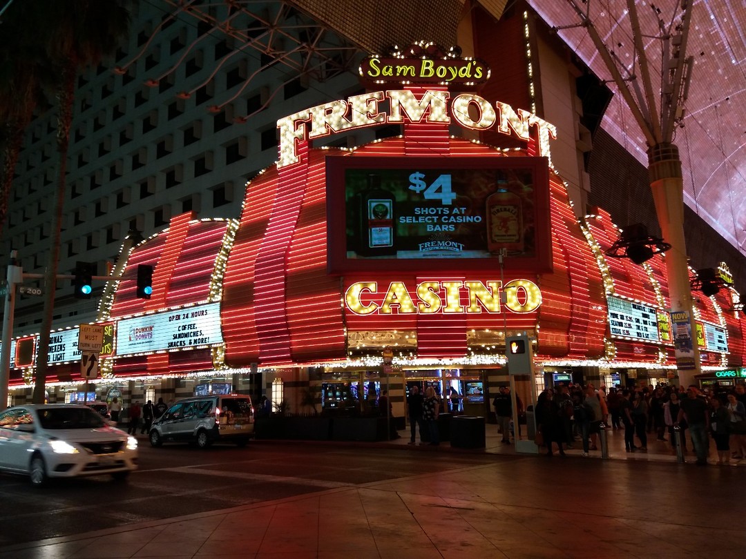 Fremont Street Las Vegas Foto Ruud en Friedi op reis