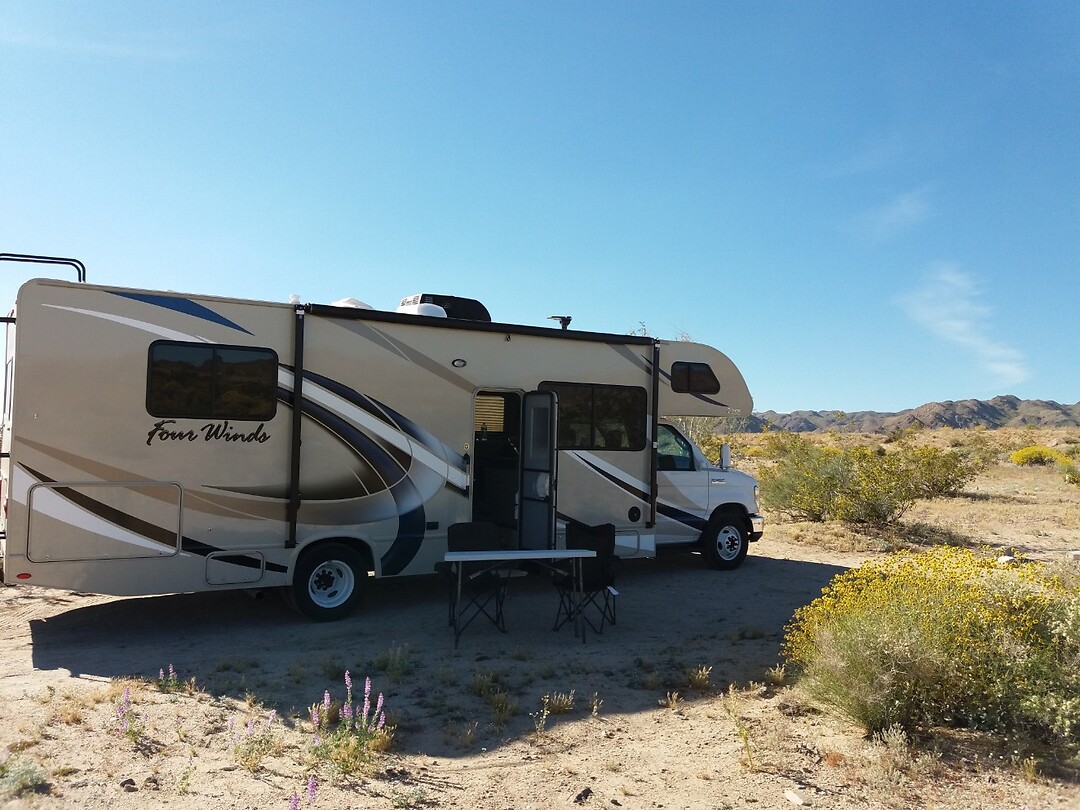 overnachting zuidkant Joshua Tree NP