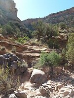 wandeling Devils Canyon vlak bij de camping