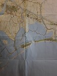 Kaart van een deel van de Po Delta